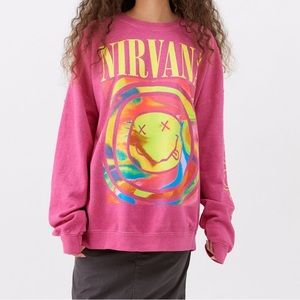 Nirvana Smile Overdyed Sweatshirt
